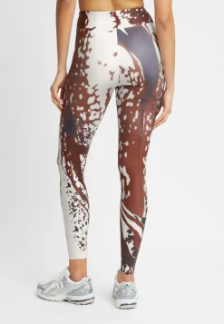 Printed High Waist Tights, Beetle Print