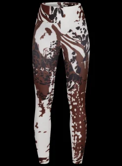 Printed High Waist Tights, Beetle Print