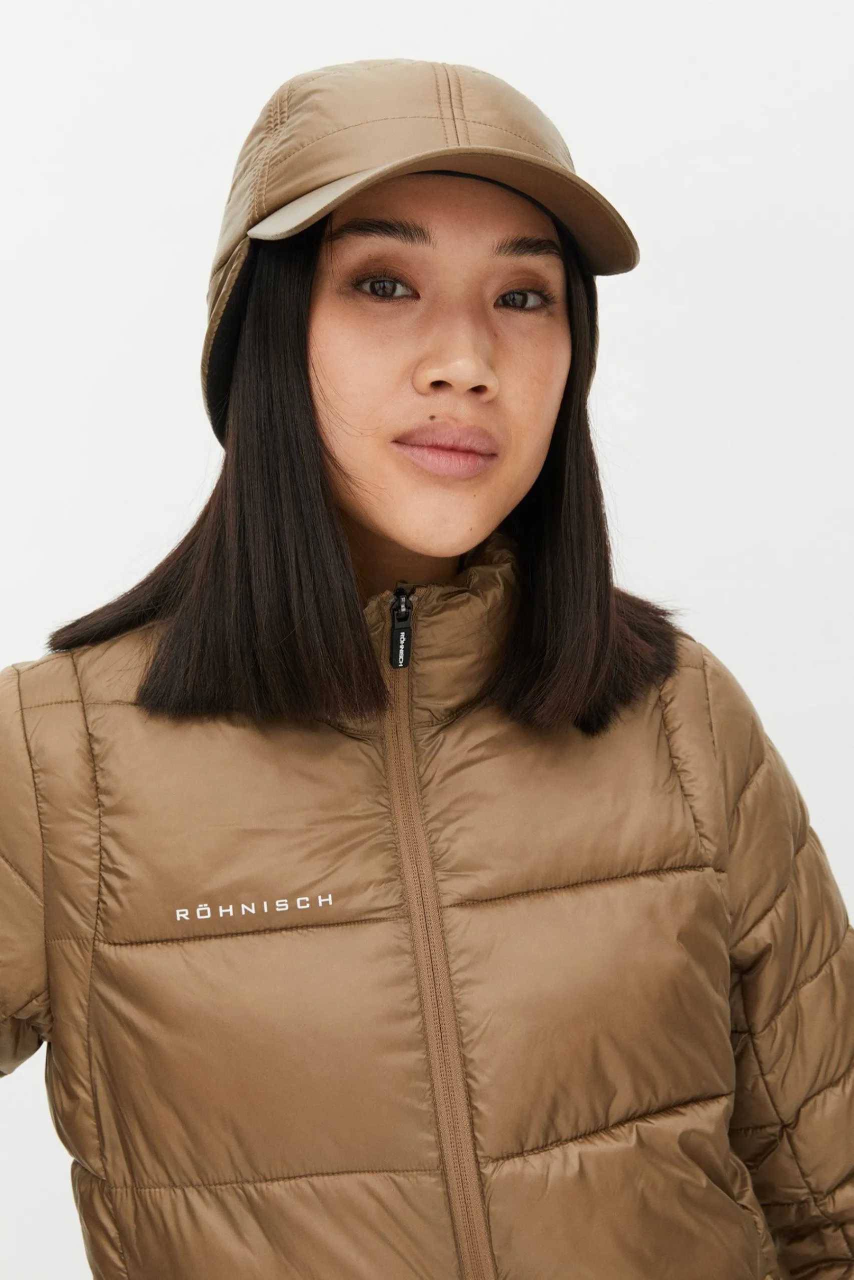 Quilted Warm Cap, Nougat