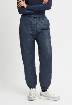 Relaxed Quilt Pants, Space Navy