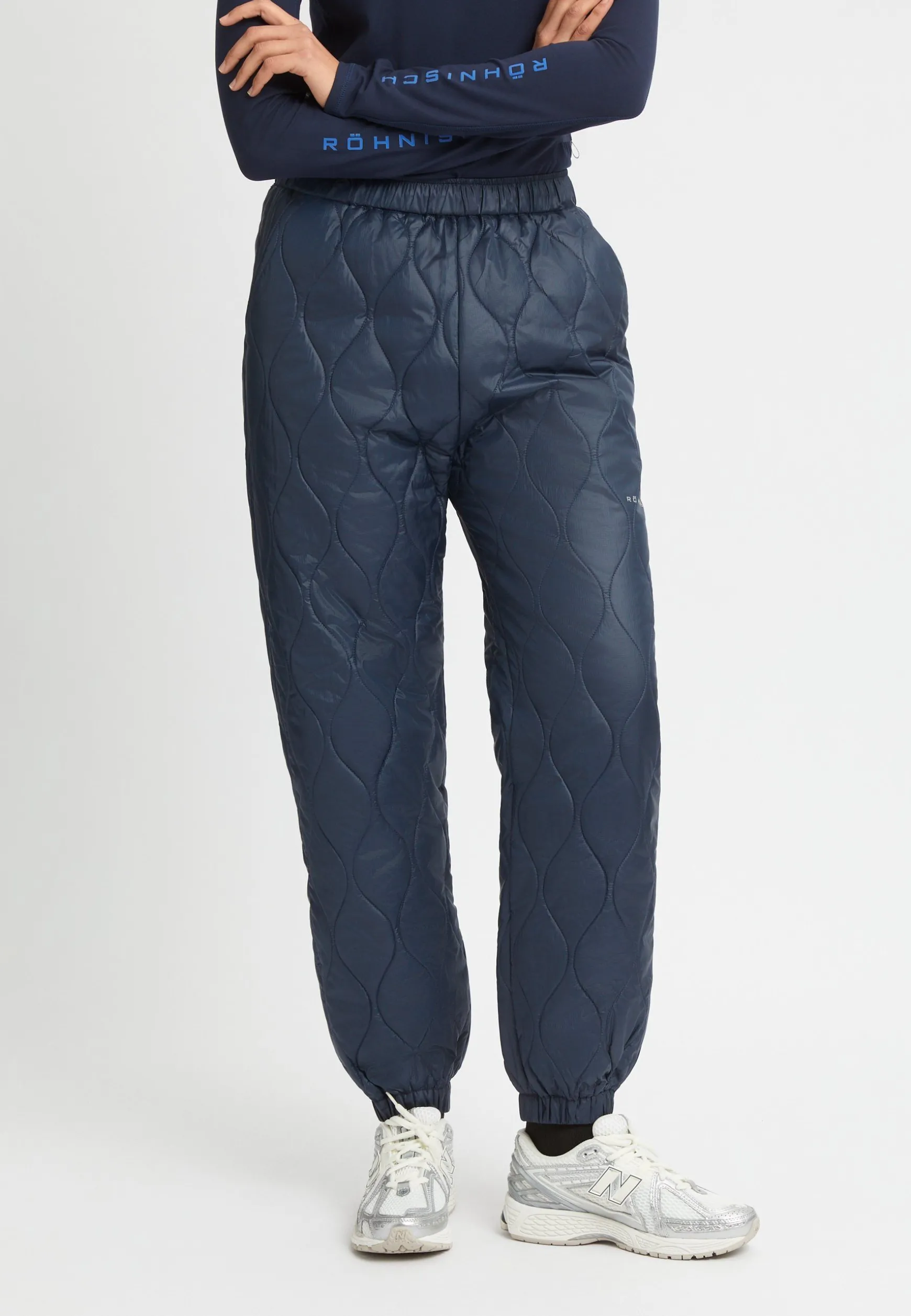 Relaxed Quilt Pants, Space Navy