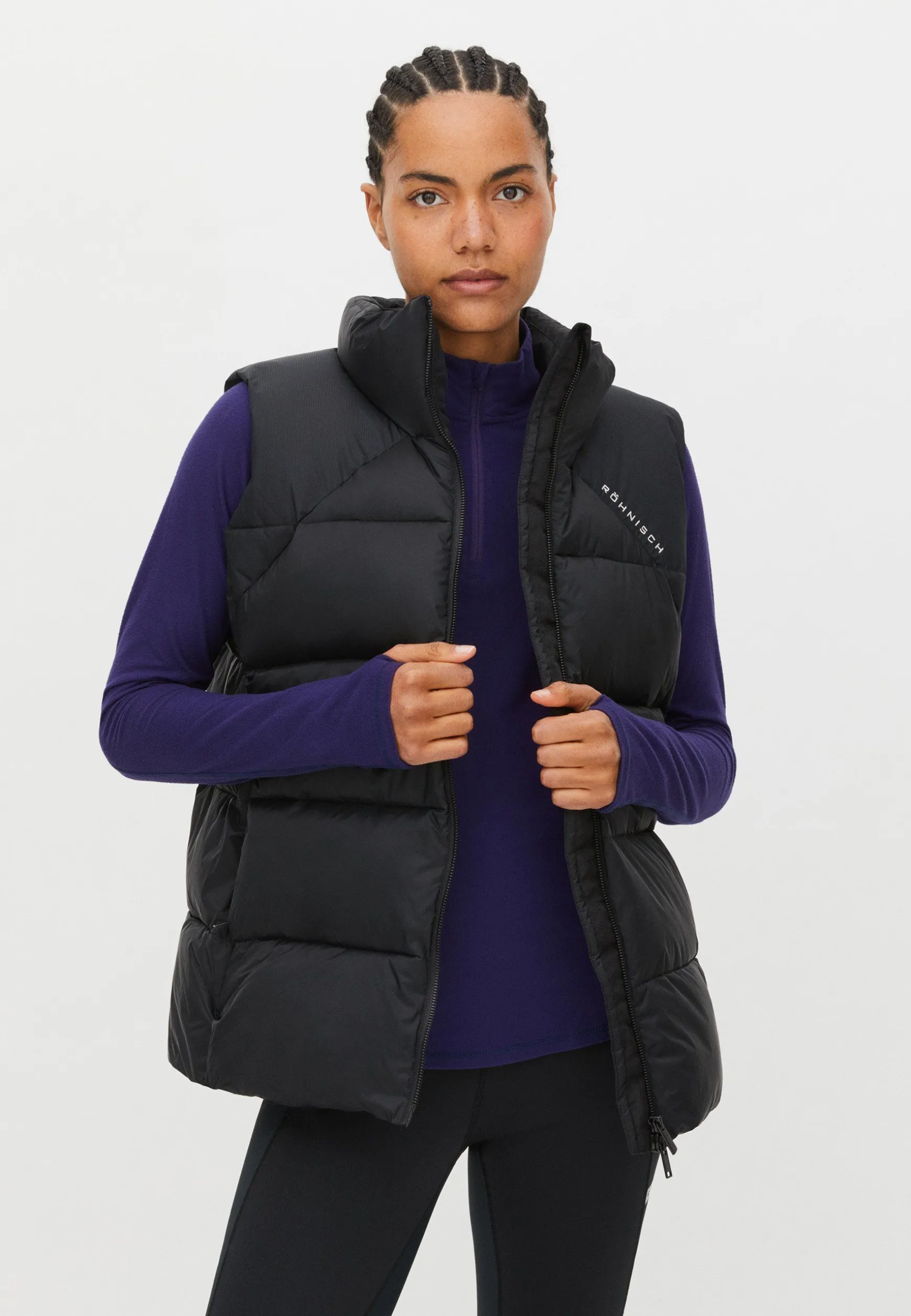 Saint Puffer Vest, Black