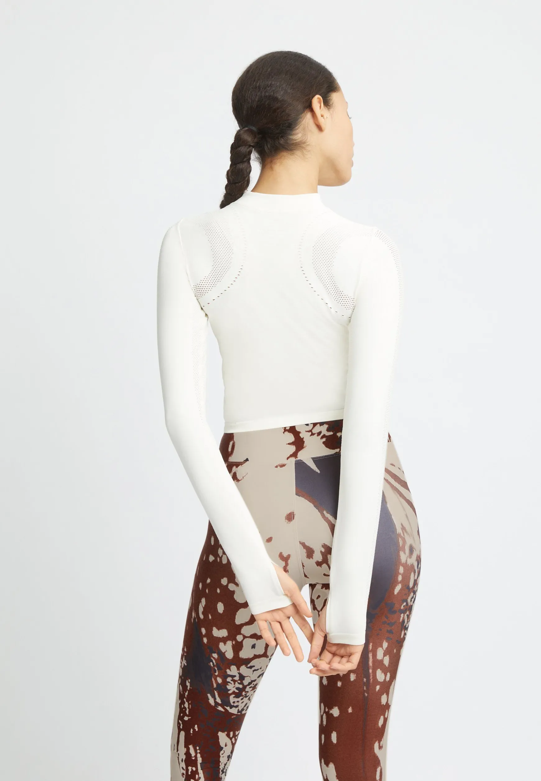 Seamless Cropped Long Sleeve, Tofu