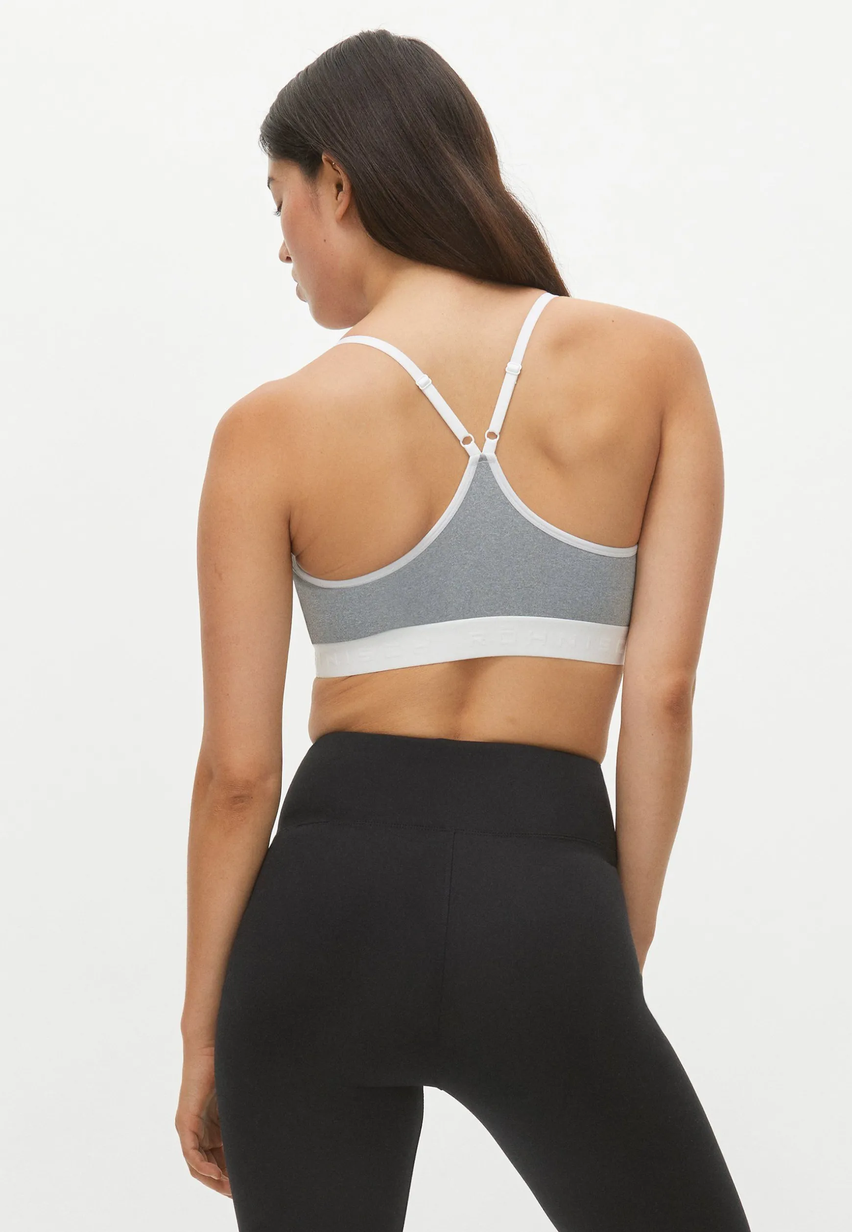Sierra Strap Sportsbra, Grey Melange