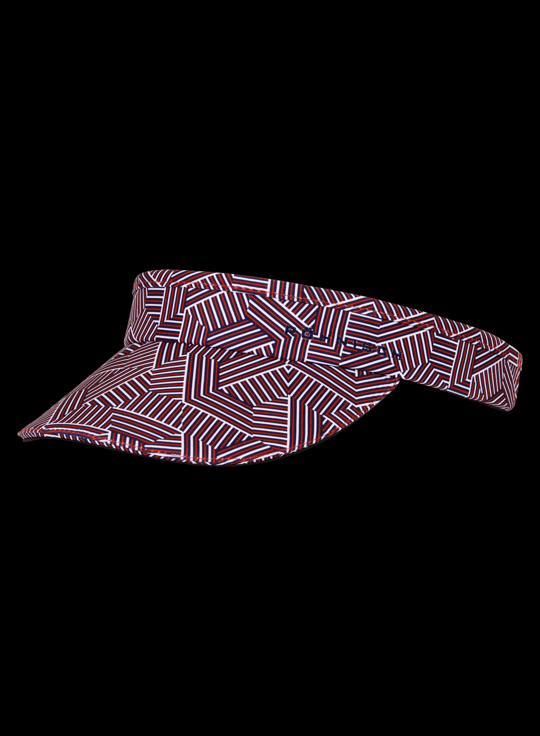 Sun Protection Visor, Hexagon Red