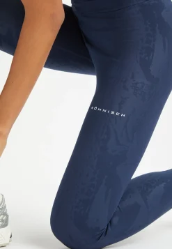 Untamed Emboss Tights, Beetle Emboss Navy