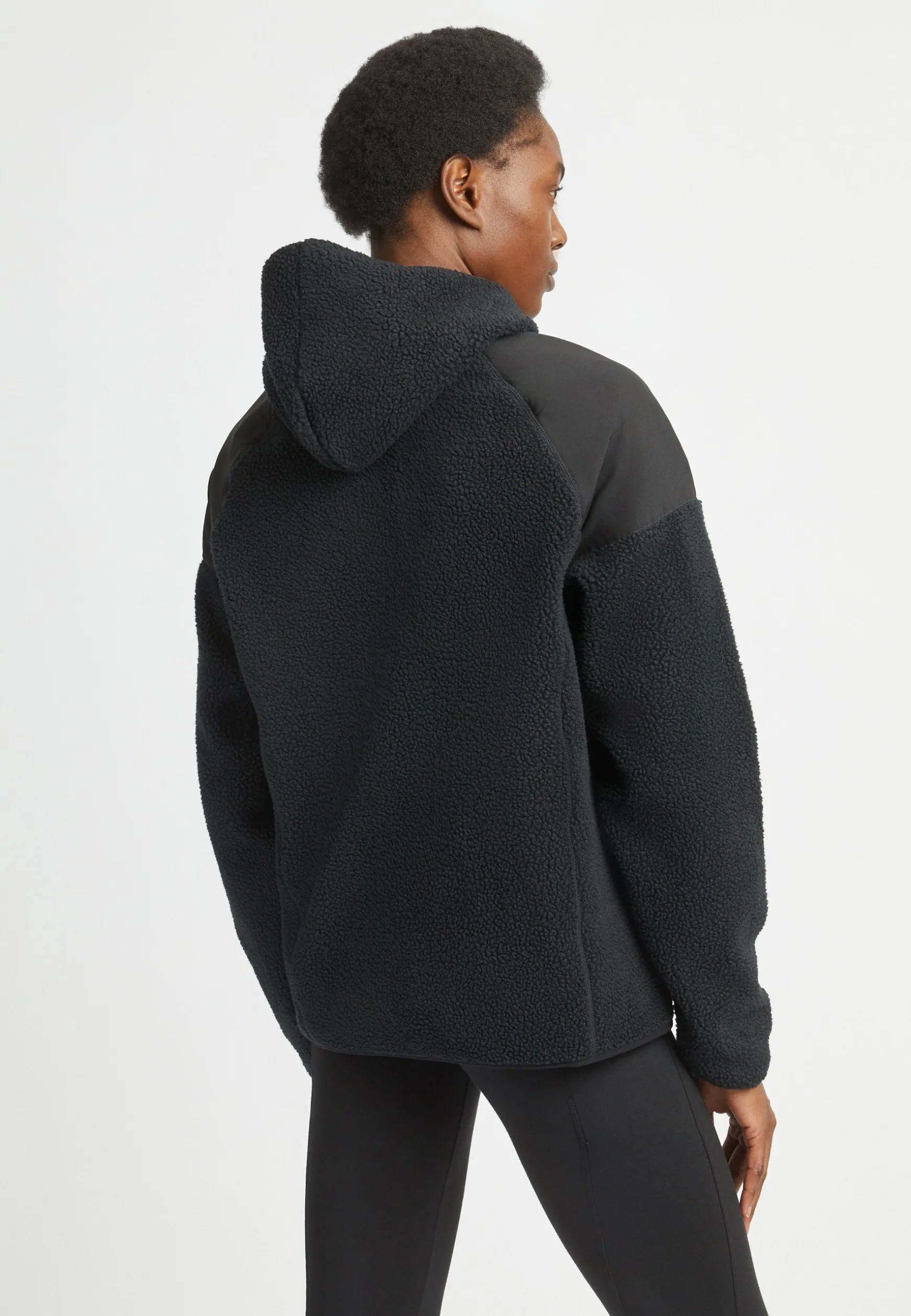 Wazzi Pile Hoodie, Black