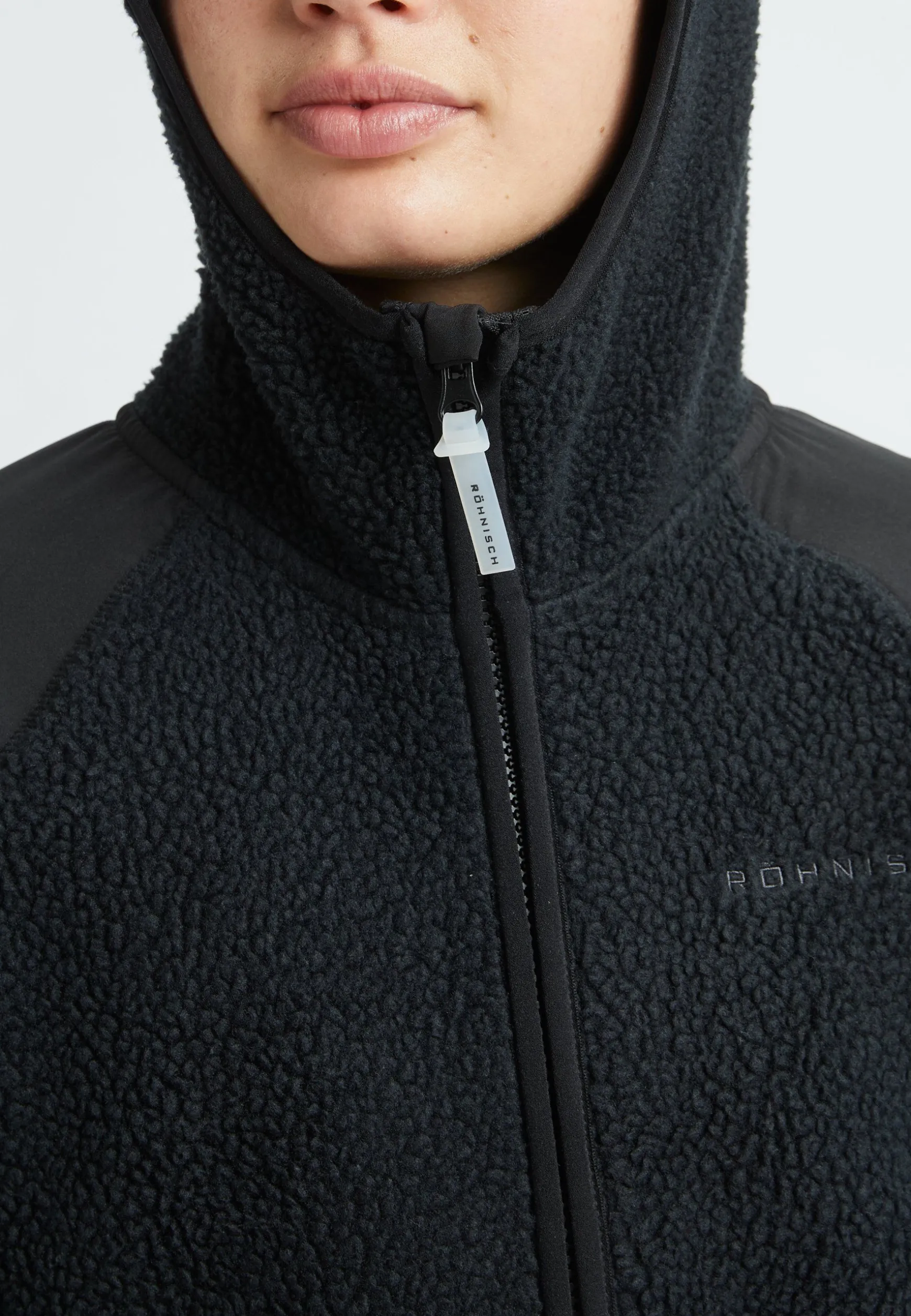 Wazzi Pile Hoodie, Black