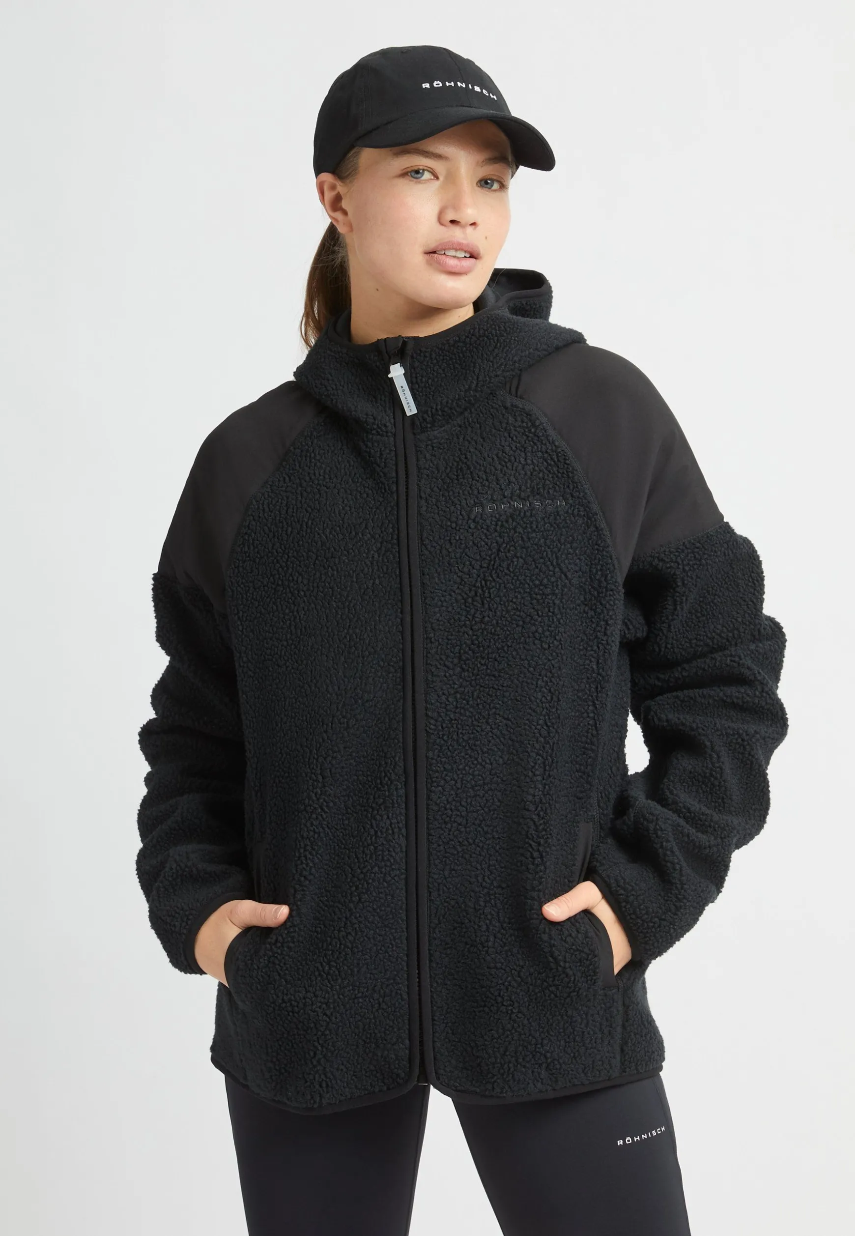 Wazzi Pile Hoodie, Black